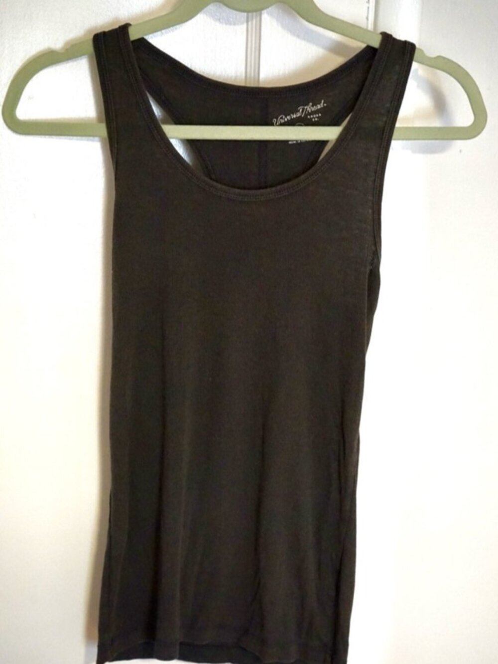 Universal Thread Charcoal Gray Racerback Tank Top
